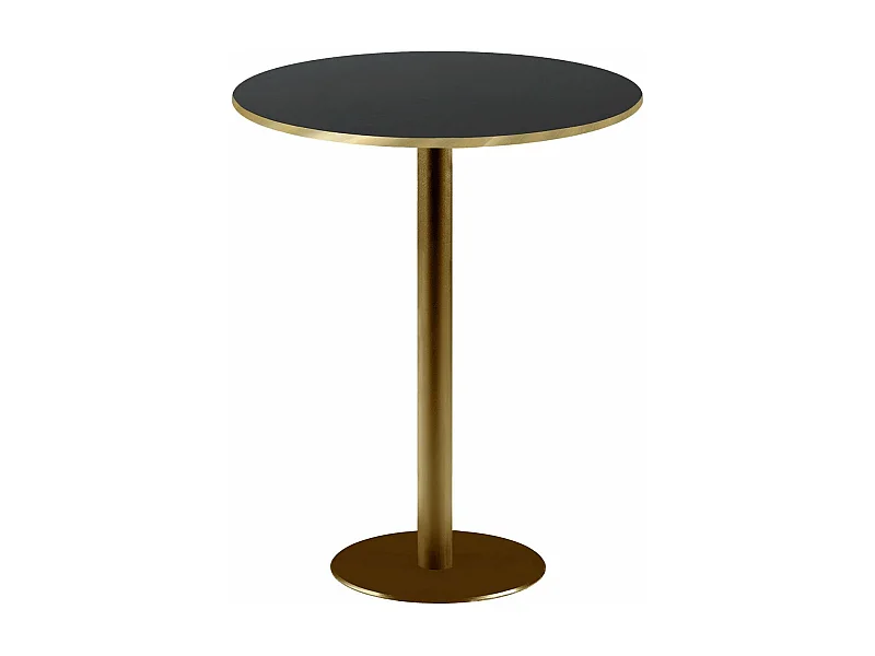 Mange-debout rond Ø 60 cm Rome bistrot noire