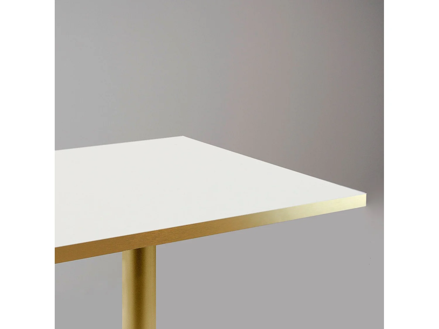 Mange-debout 60 x 60 cm Rome bistrot blanche