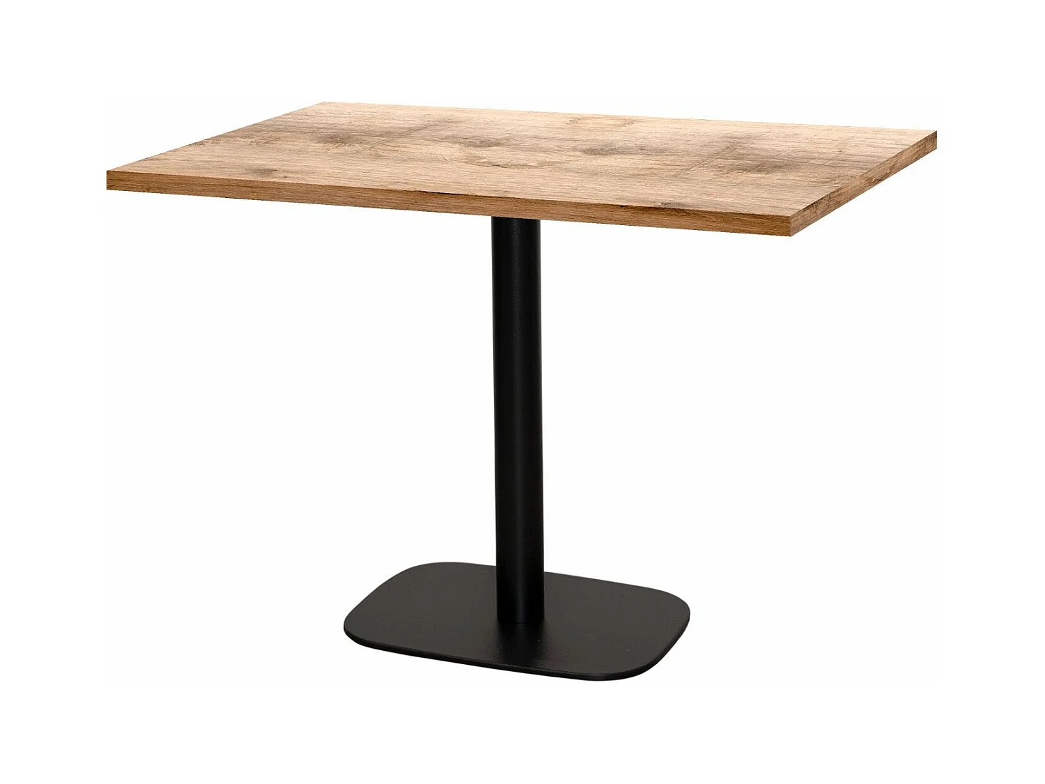 Table 120 x 70 cm - Round bois tanin naturel