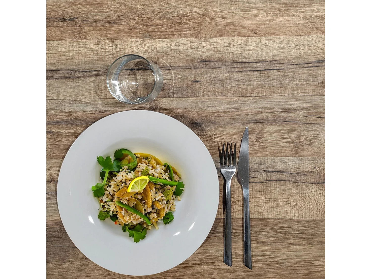 Table 120 x 70 cm - Round vieux plancher