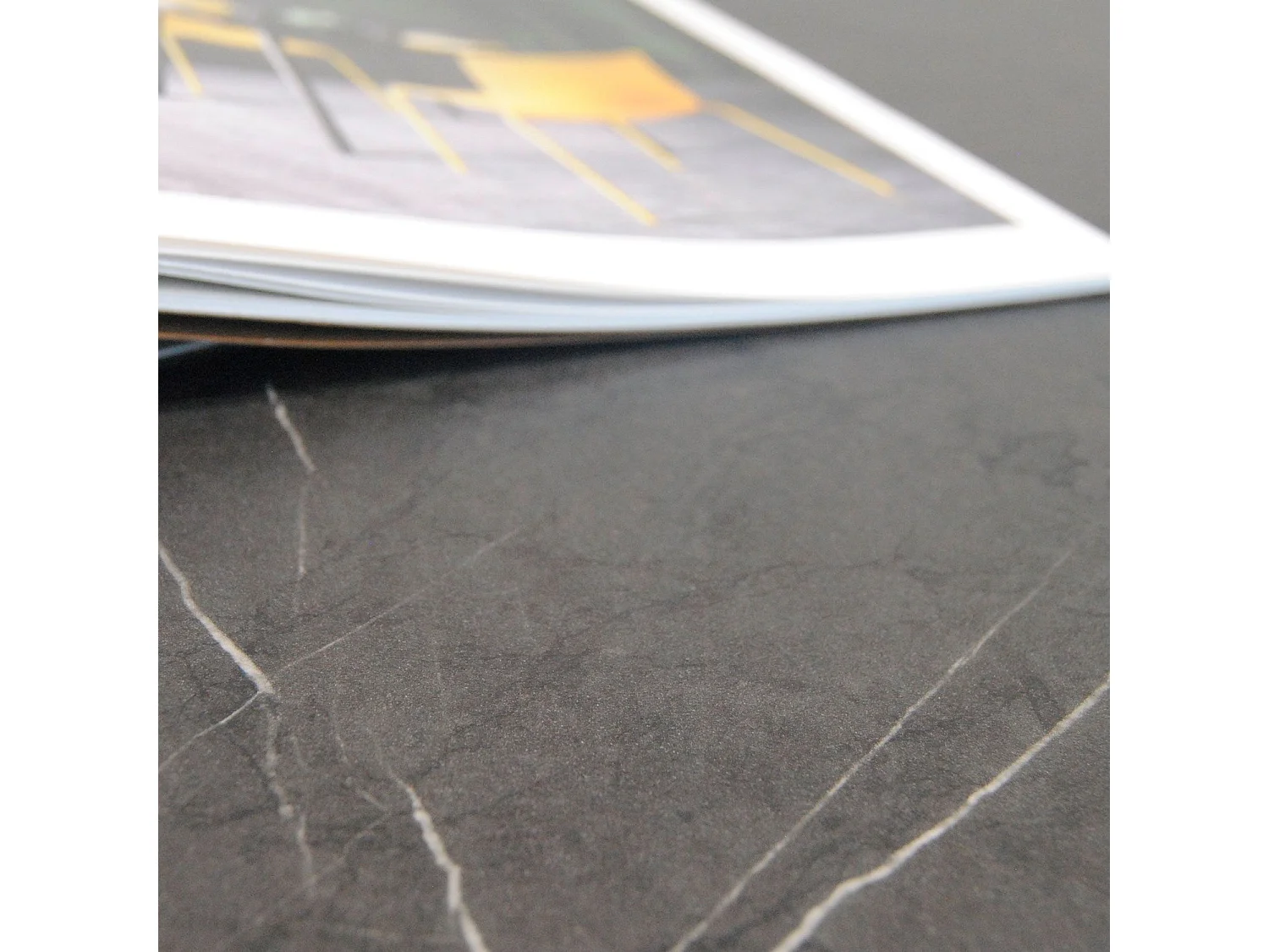 Table ronde Ø 70 cm Rome bistrot pierre noire