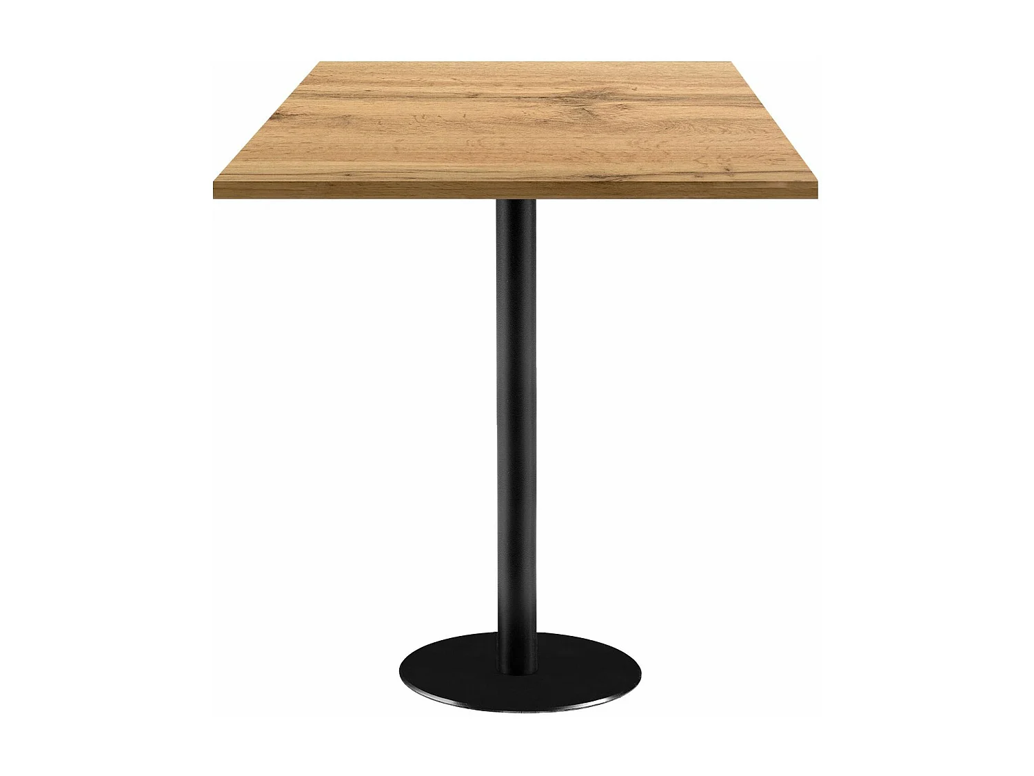 Mesa de pie 70 x 70 cm - modelo armadura de roble Roma