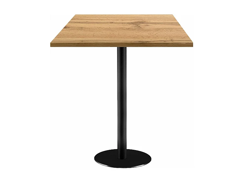Mesa de pie 70 x 70 cm - modelo armadura de roble Roma
