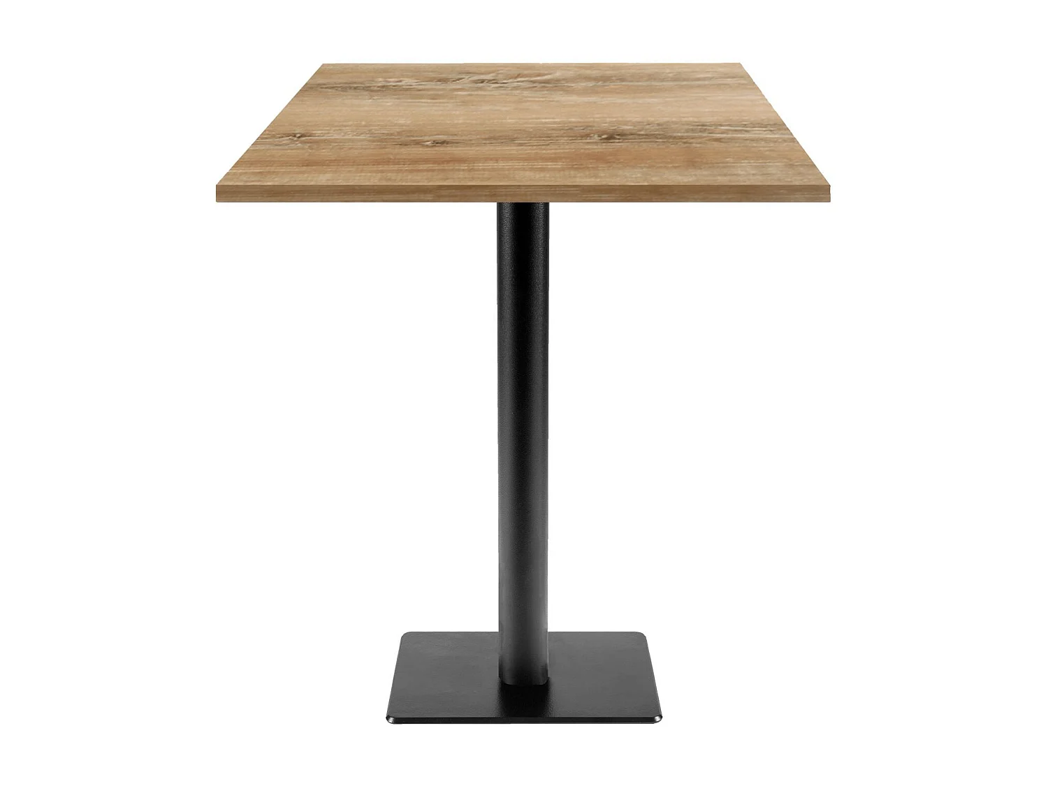 Mesa alta 70 x 70 cm - modelo MilanT roble esloveno