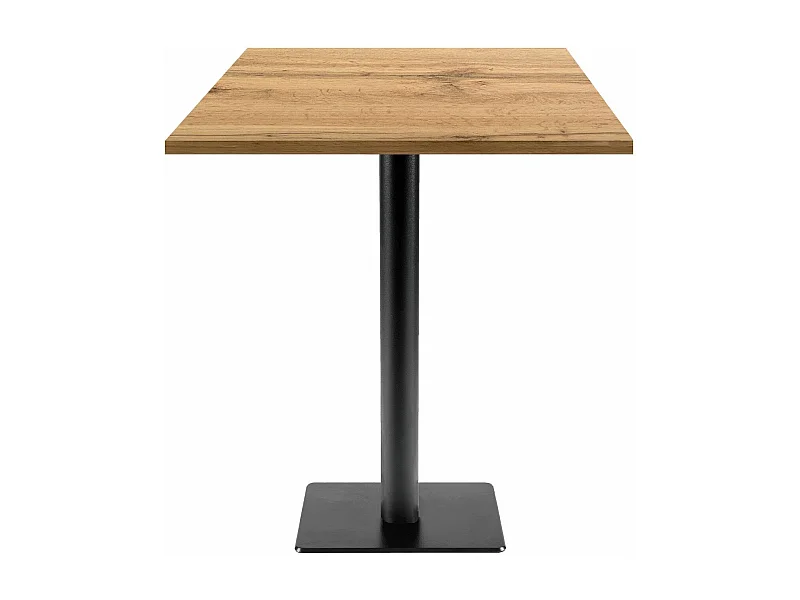 Mesa alta 70 x 70 cm - modelo armadura roble Milan