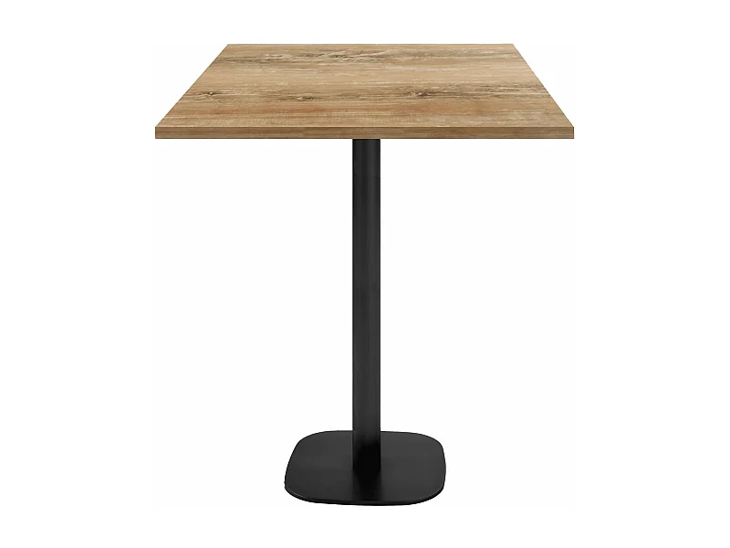 Mesa alta 70 x 70 cm - Modelo redonda roble esloveno