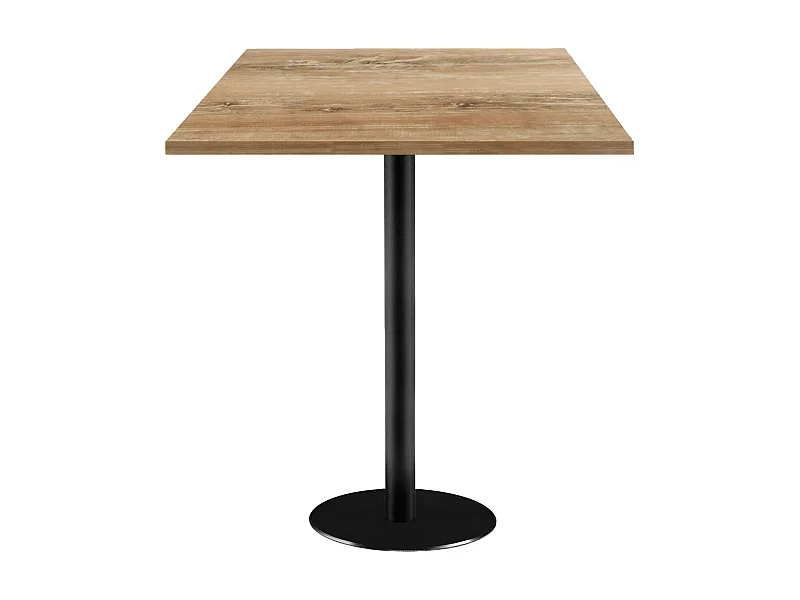 Mesa alta 70 x 70 cm - modelo Roma roble esloveno