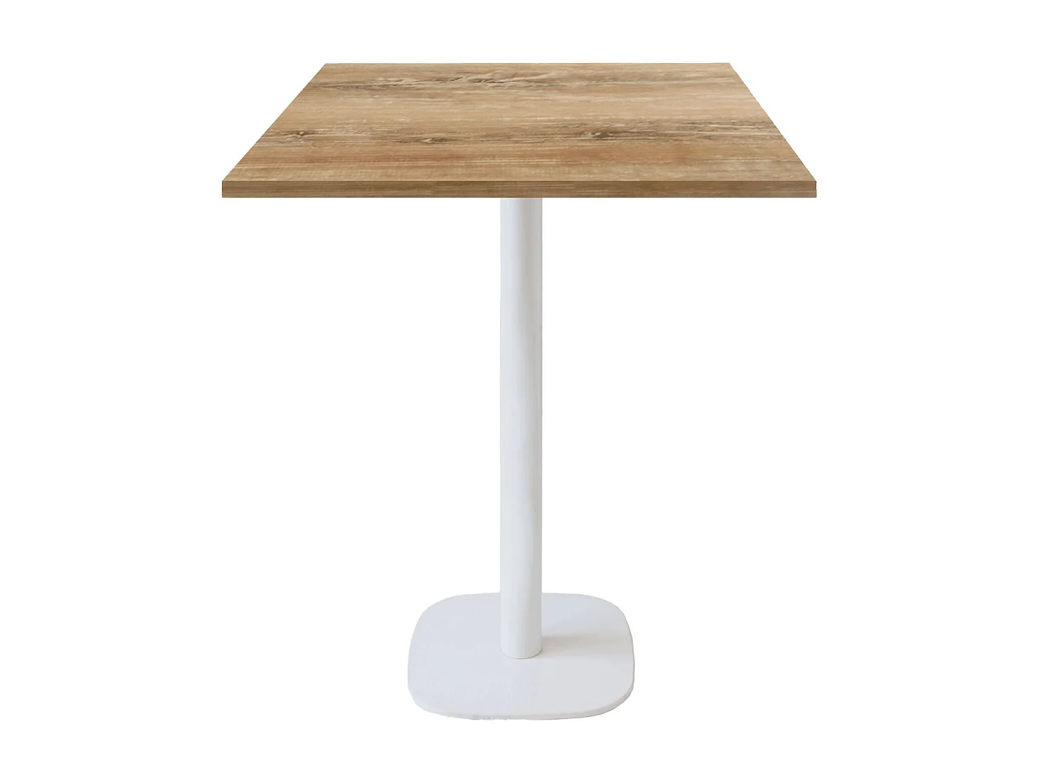 Mesa de bar 70 x 70 cm - Modelo banco redondo de roble esloveno