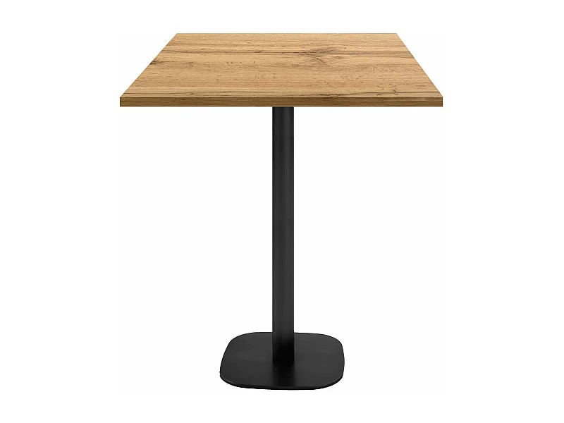 Mesa de pie 70 x 70 cm - Modelo armadura redonda de roble