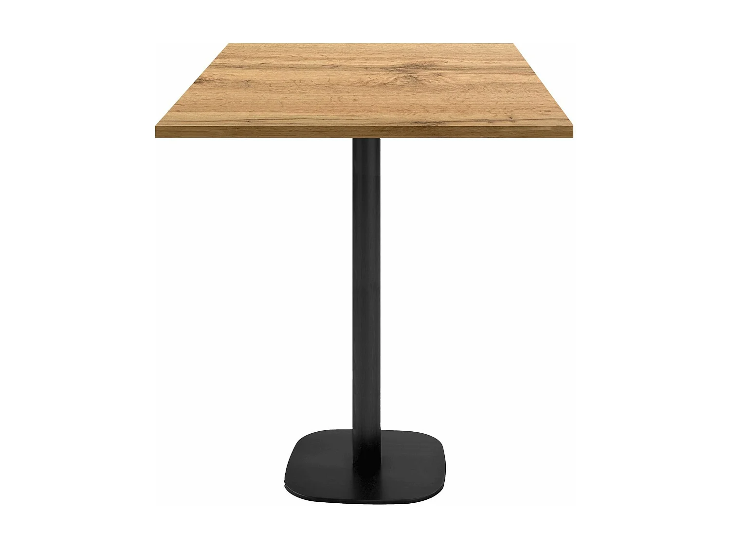 Mesa de pie 70 x 70 cm - Modelo armadura redonda de roble