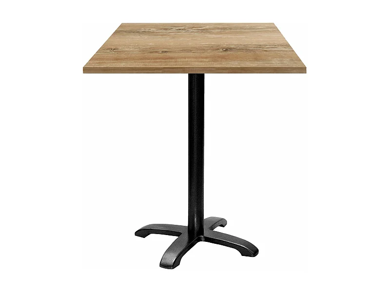 Mesa alta 70 x 70 cm - modelo Bazila roble esloveno