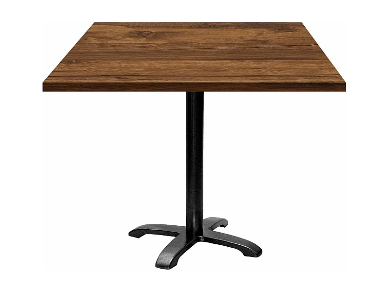 Table 90 x 90 cm - modèle Bazila chêne hunton