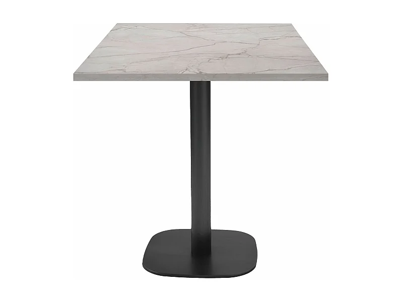 Table 70 x 70 cm - modèle Round marbre yule