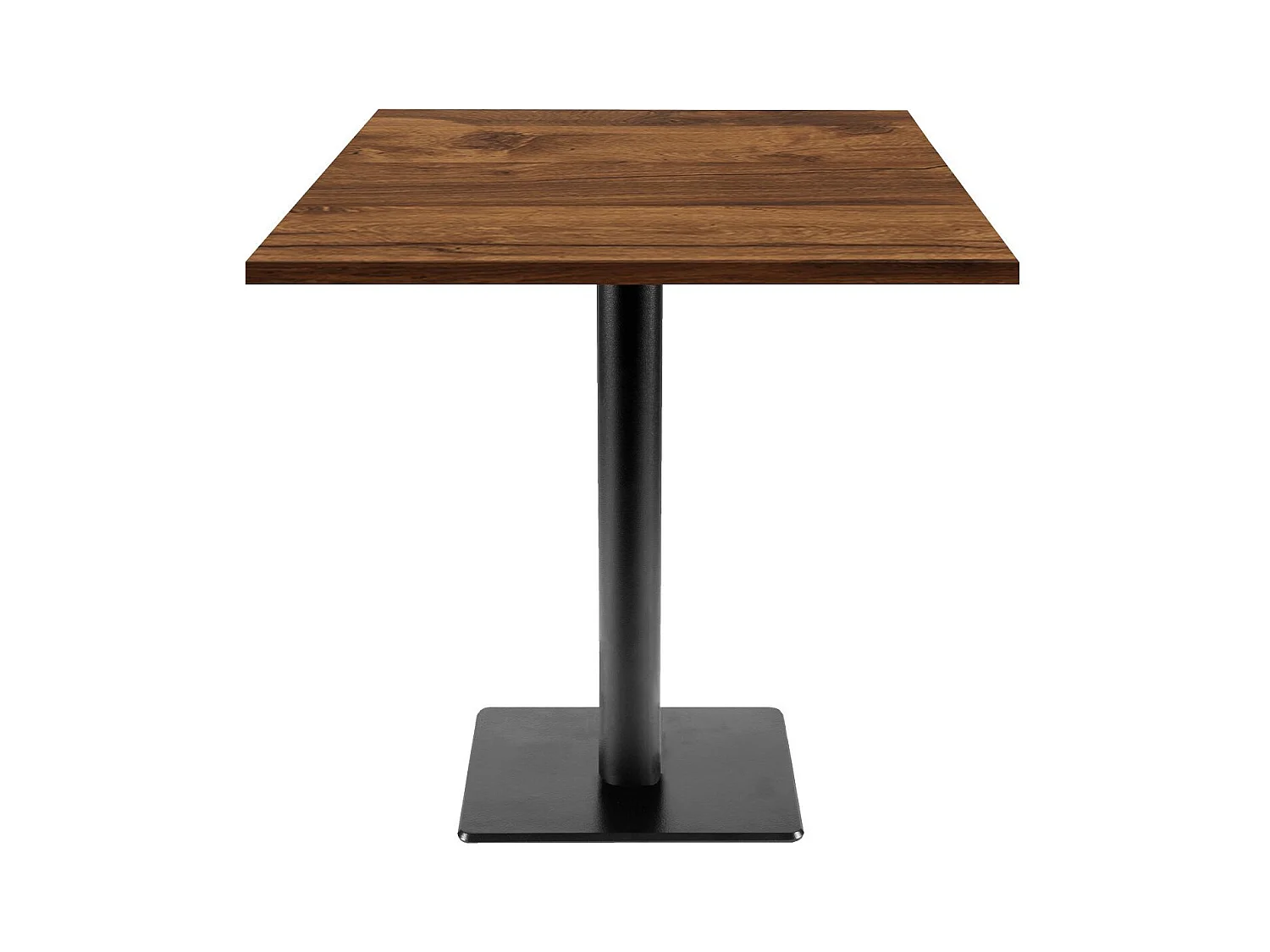 Table 70 x 70 cm - modèle Milan T chêne hunton