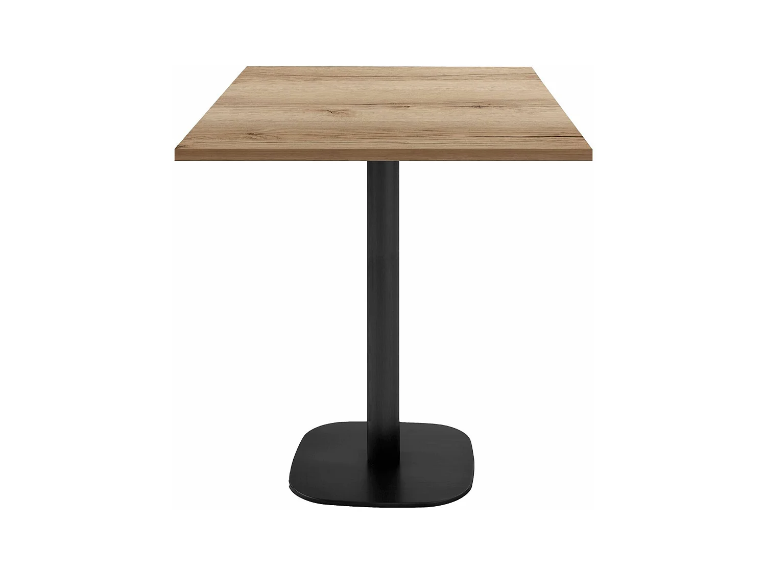 Table 70 x 70 cm - modèle Round snack chêne delano