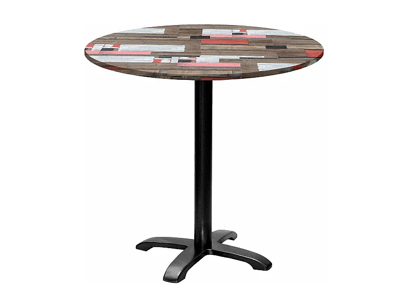 Table ronde Ø 80 cm - modèle Bazila bois redden wood