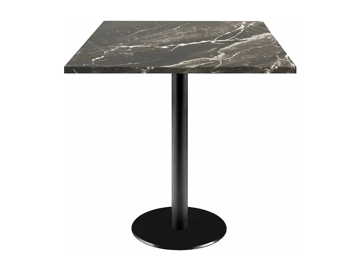Table 70 x 70 cm - modèle Rome marbre royal