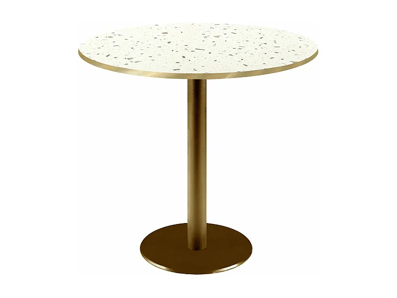 Table ronde Ø 70 cm Rome bistrot terrazzo