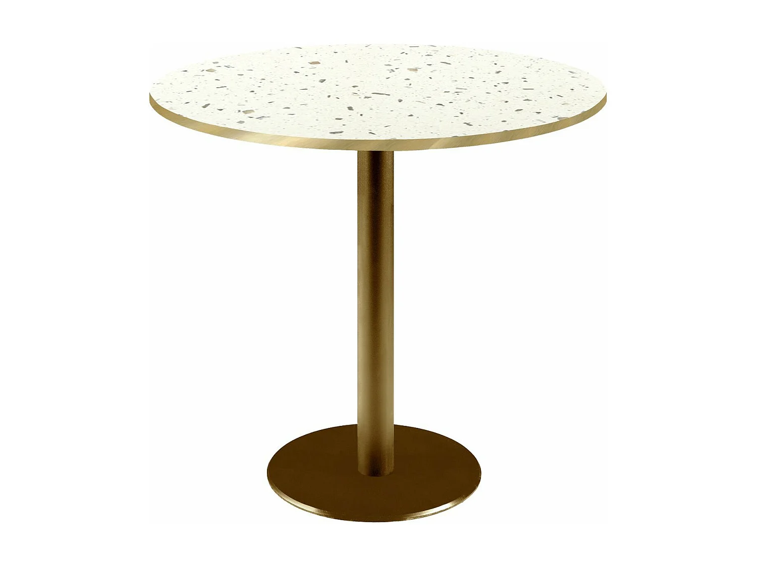 Table ronde Ø 70 cm Rome bistrot terrazzo