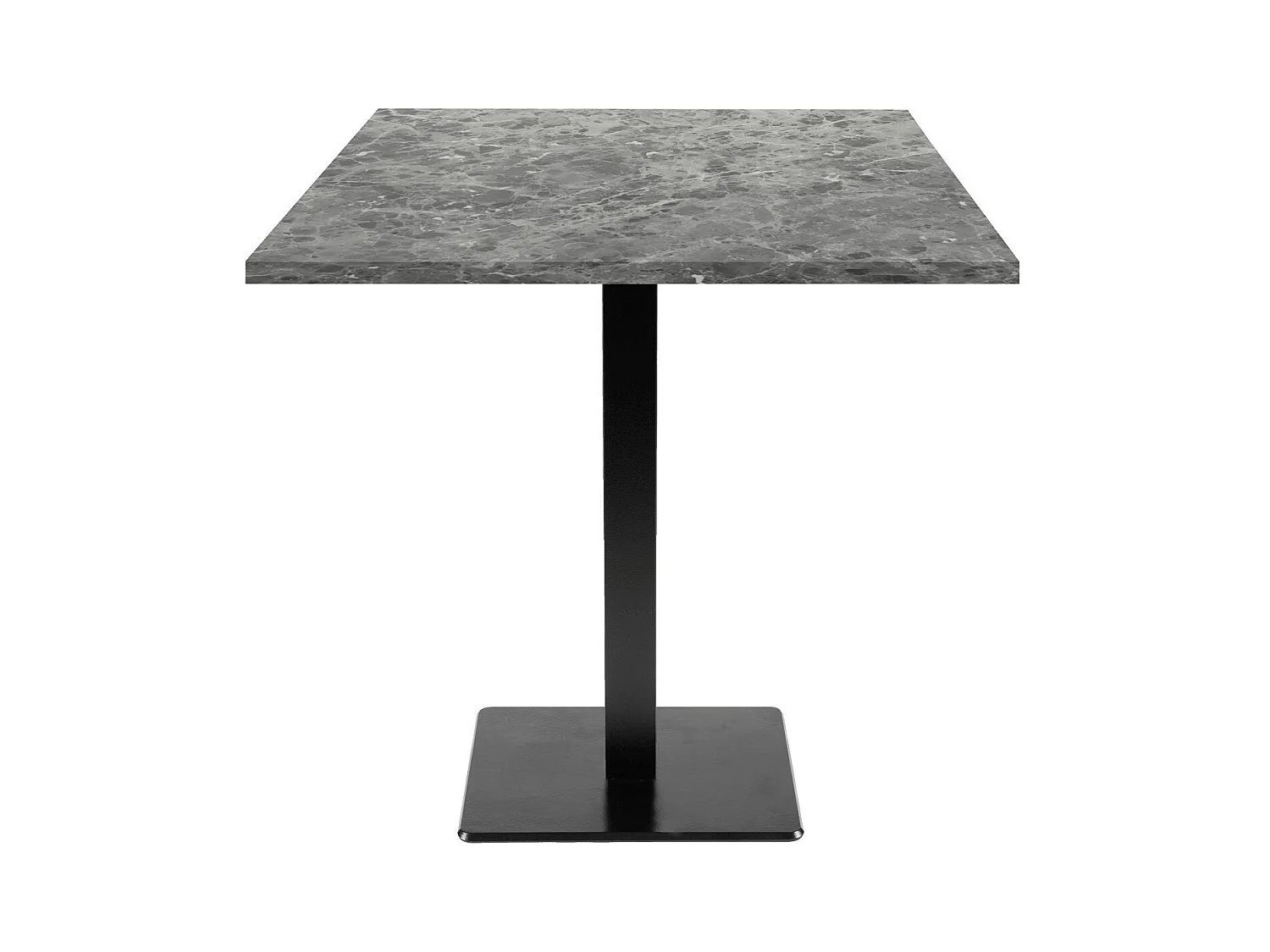 Table 70 x 70 cm - modèle Milan marbre nabu