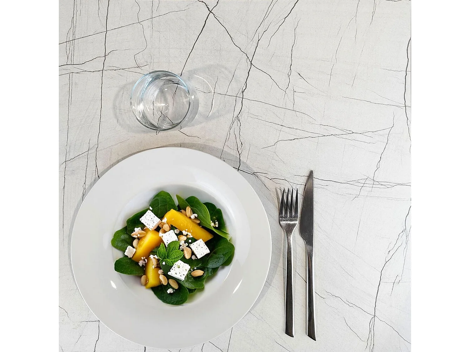 Table 120 x 70 cm - Milan marbre maia