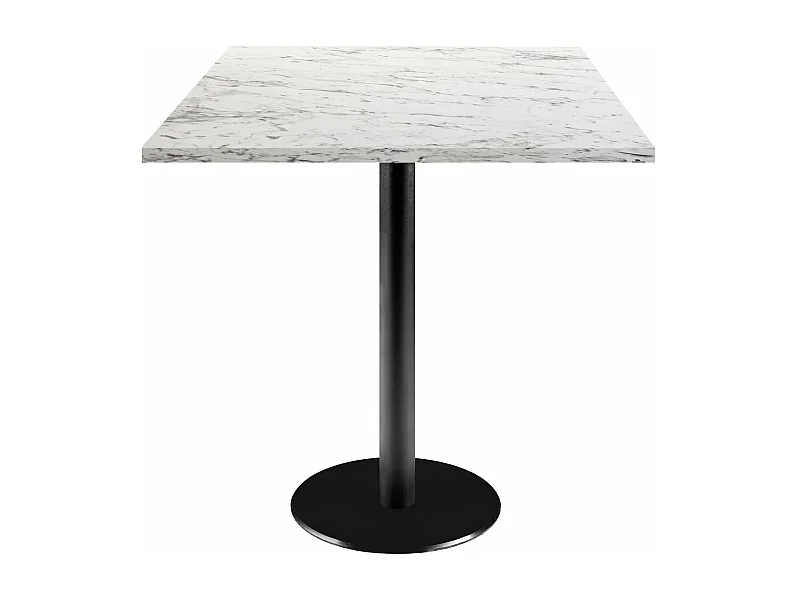 Table 70 x 70 cm - modèle Rome marbre calacata