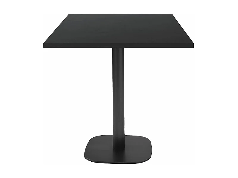 Table 70 x 70 cm - modèle Round noir