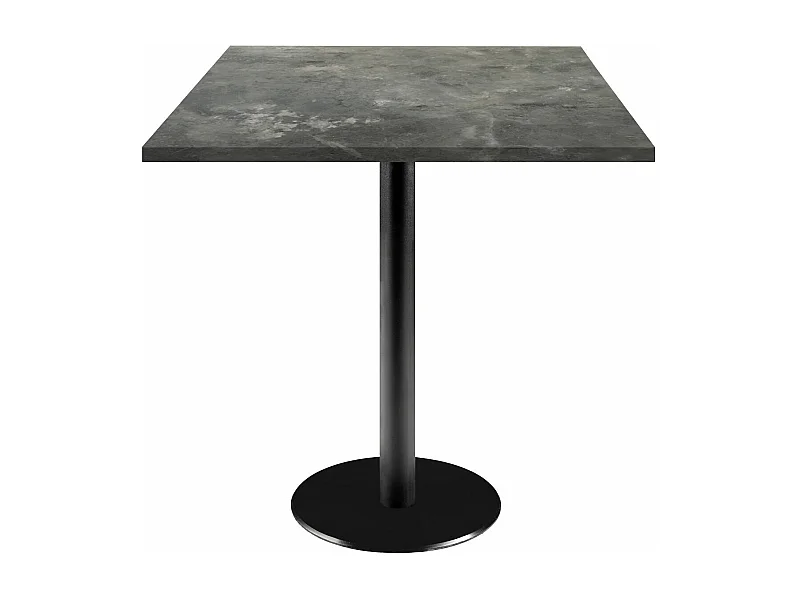 Table 70 x 70 cm - modèle Rome pierre métallisée