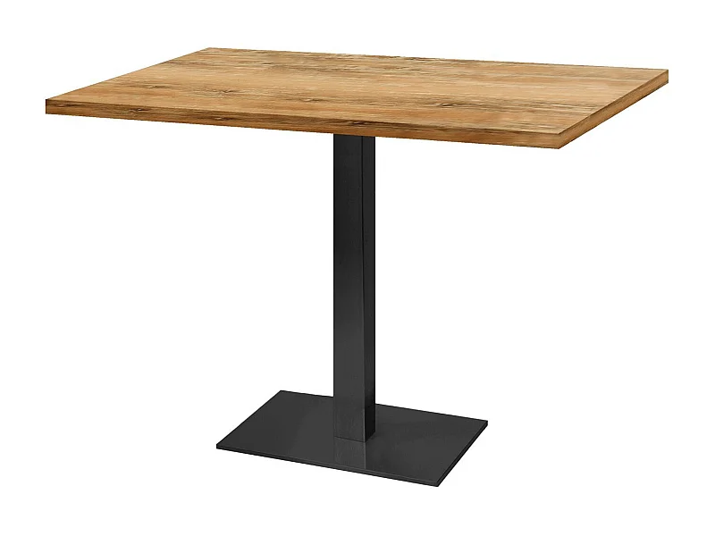 Table 120 x 70 cm - Round pied blanc chêne slovène