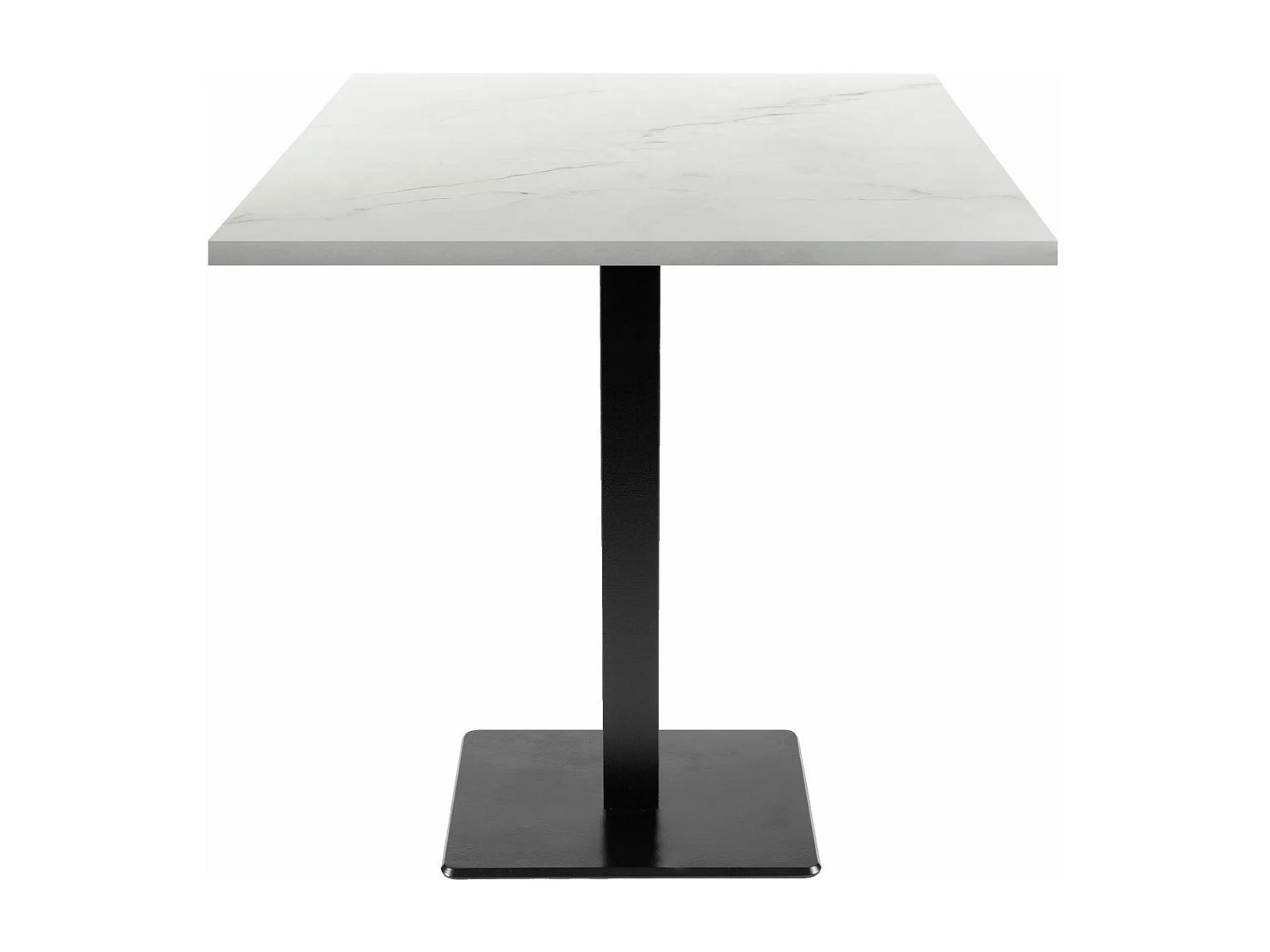 Table 70 x 70 cm - modèle Milan marbre paros