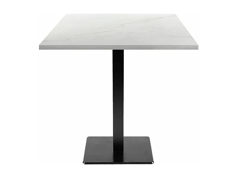 Table 70 x 70 cm - modèle Milan marbre paros