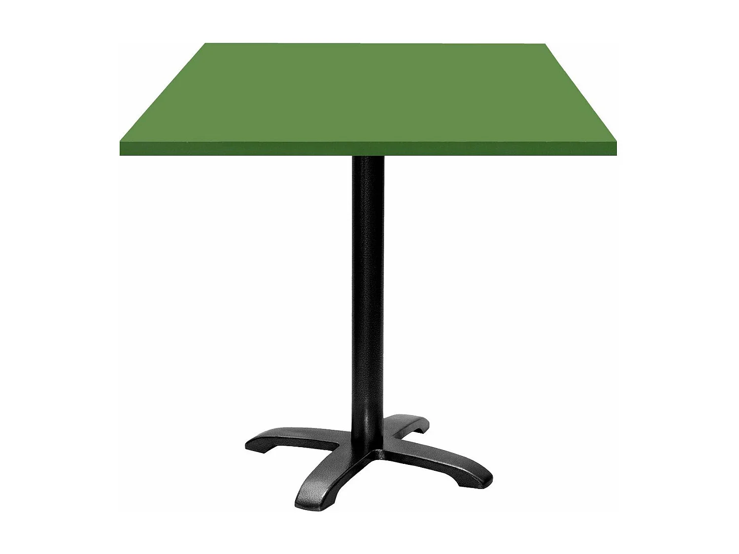 Table 70 x 70 cm - modèle Bazila vert