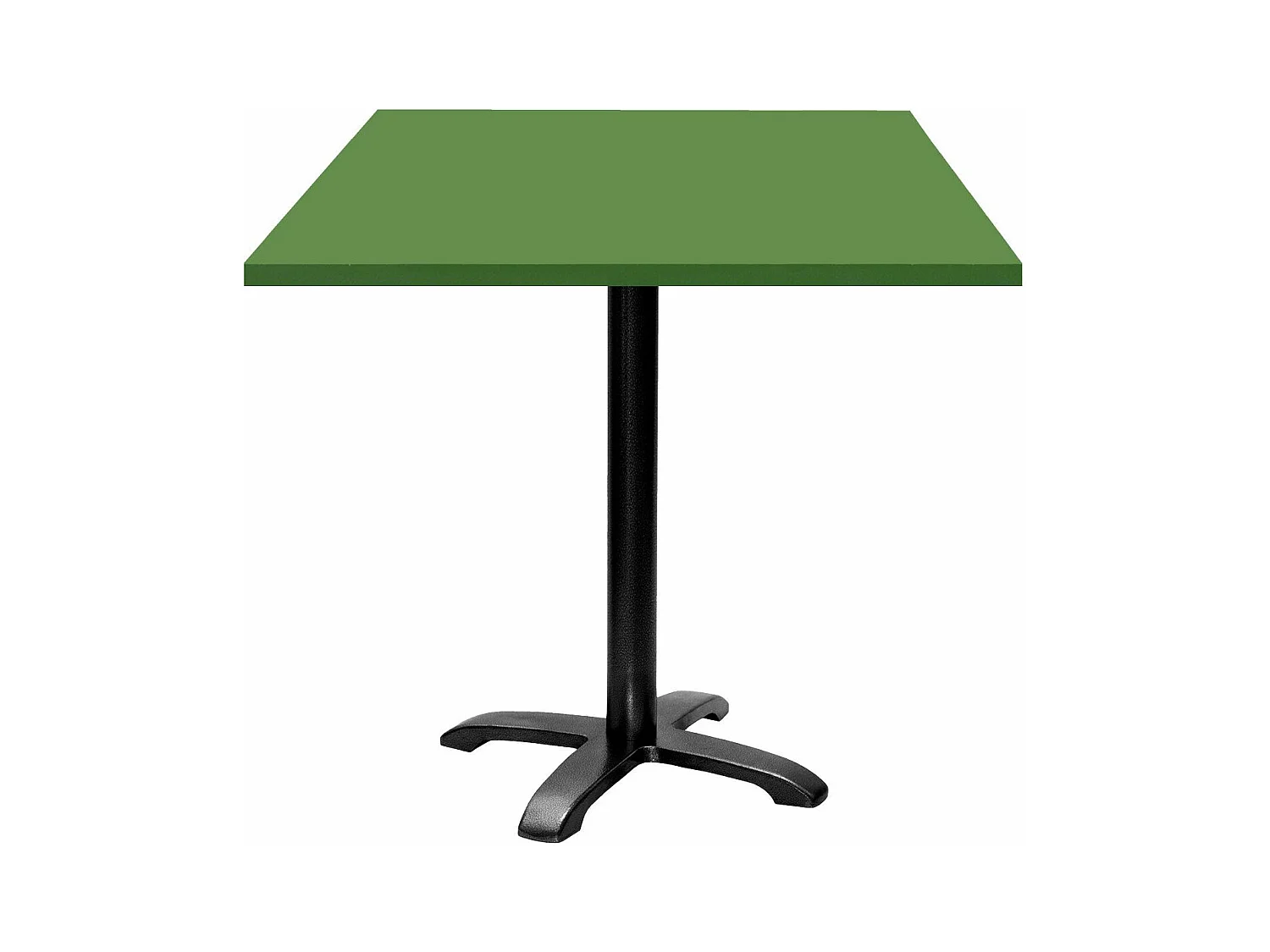 Table 70 x 70 cm - modèle Bazila vert