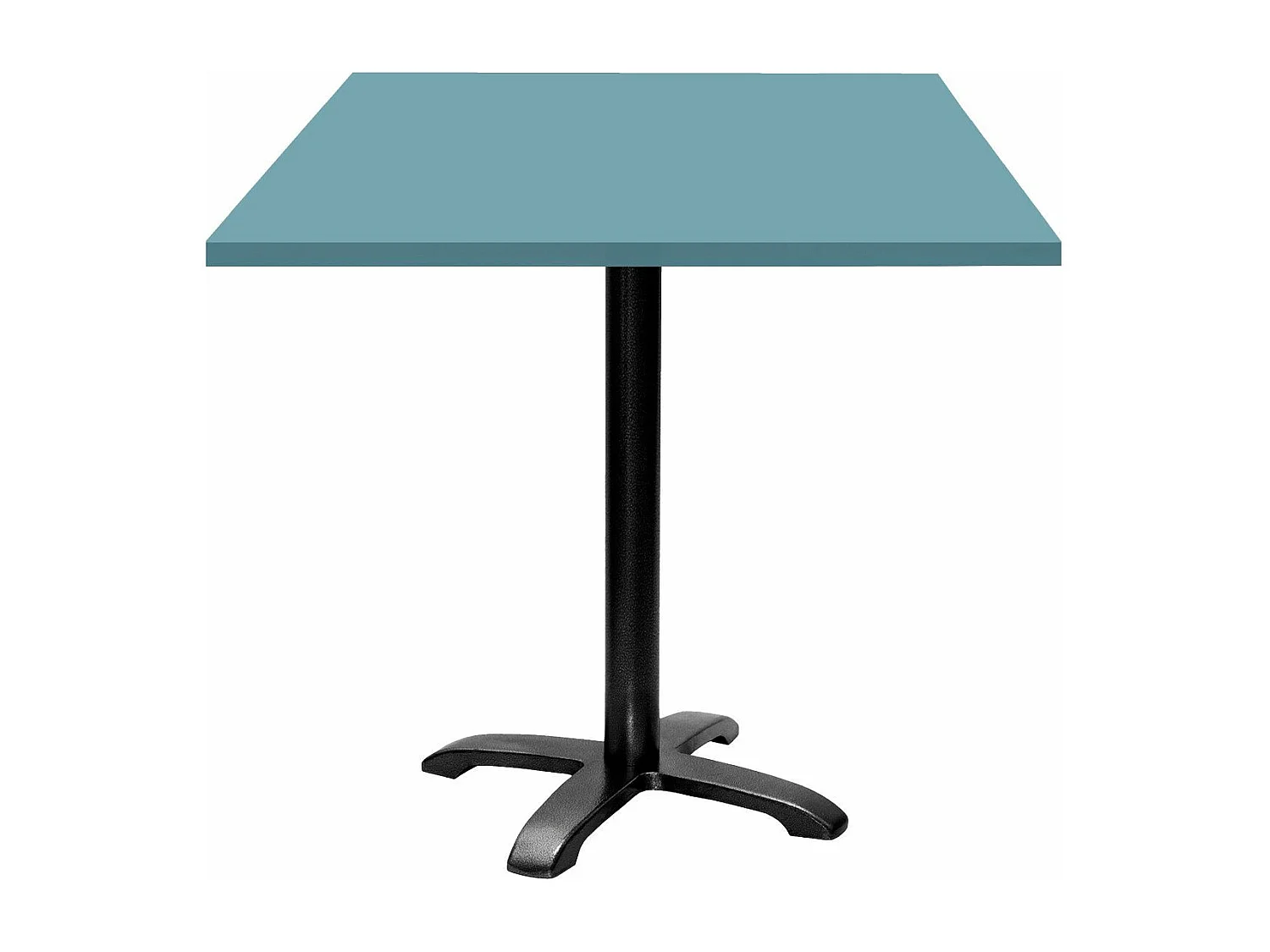 Table 70 x 70 cm - modèle Bazila bleu cèdre