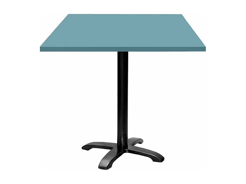 Table 70 x 70 cm - modèle Bazila bleu cèdre