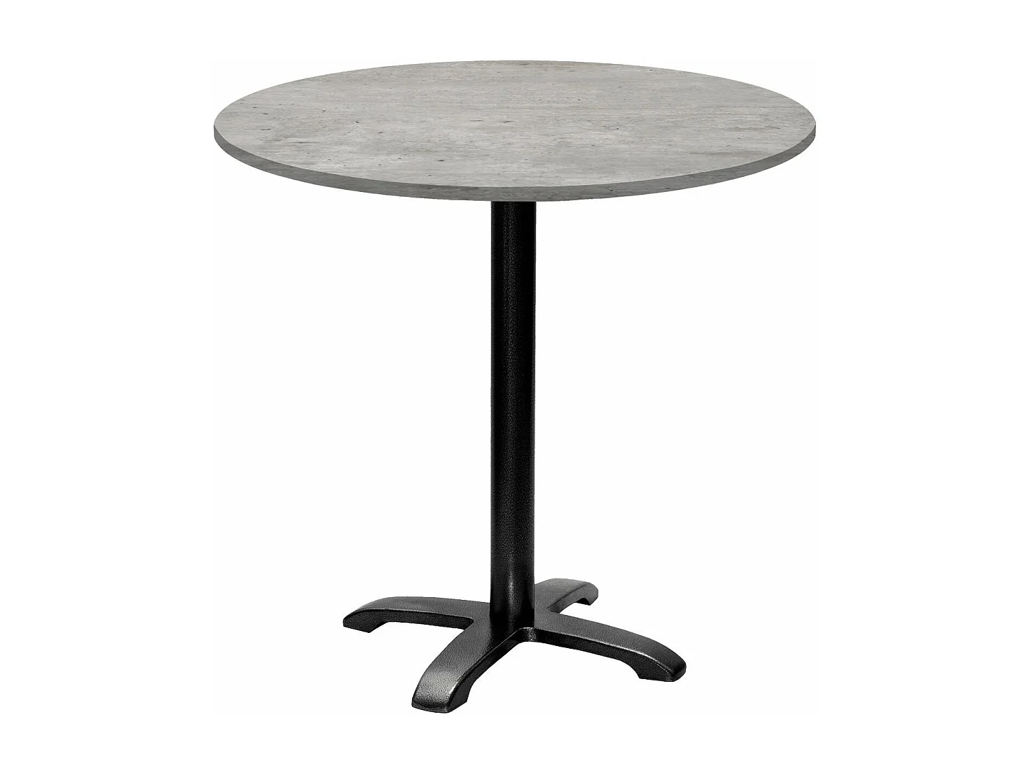 Table ronde Ø 80 cm - modèle Bazila béton naturel