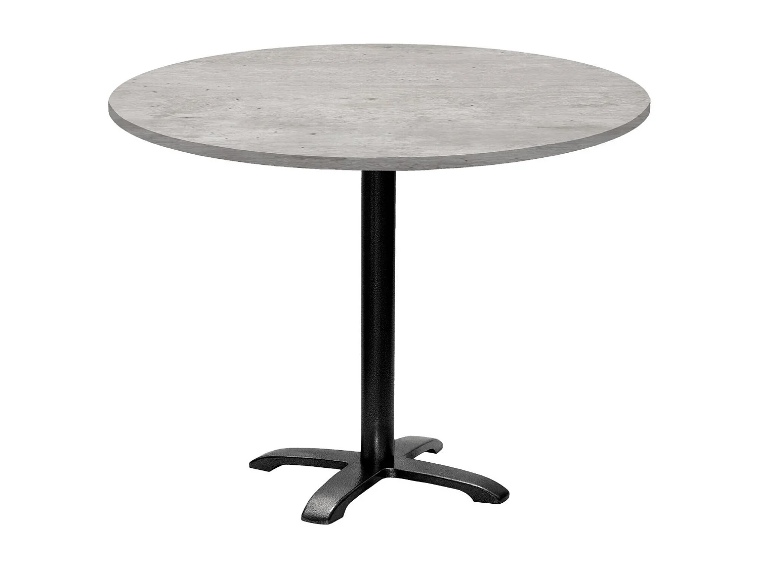 Table ronde Ø 110 cm - modèle Bazila béton naturel