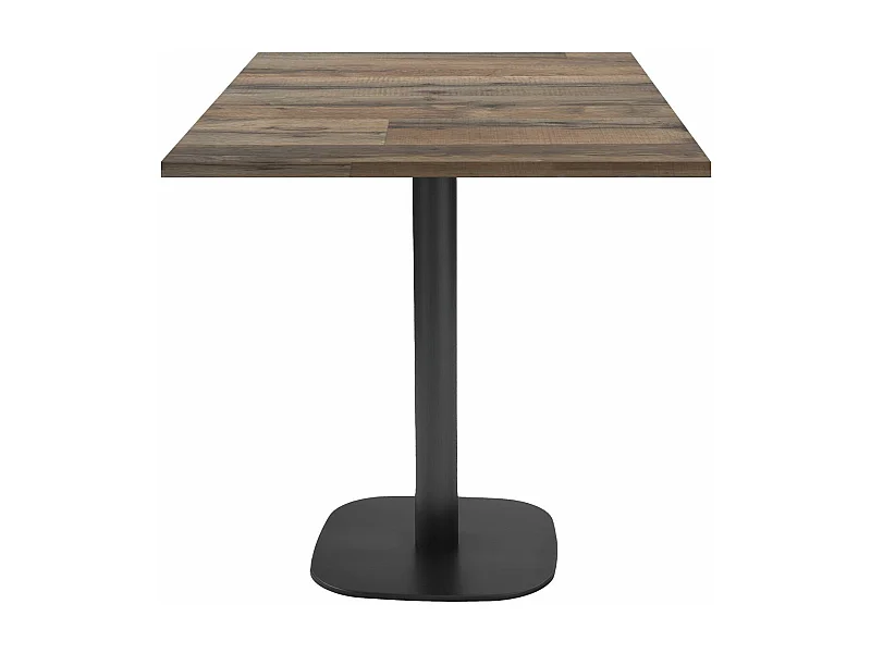 Table 70 x 70 cm - modèle Round vieux plancher