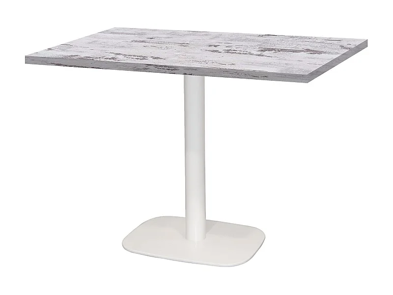 Table 120 x 70 cm - Round pied blanc chêne Islande