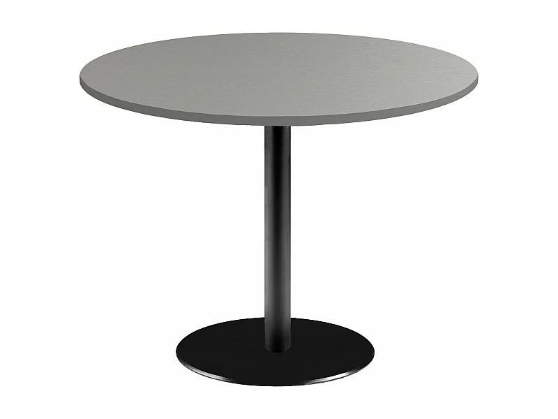 Table ronde Ø 120 cm - modèle Rome gris metallisé