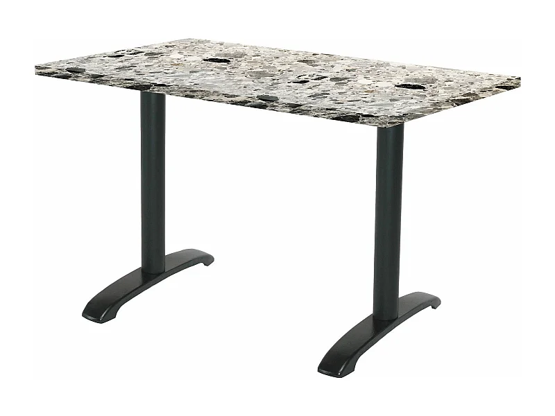 Table 120 x 70 cm - Bazila terrazzo cepp