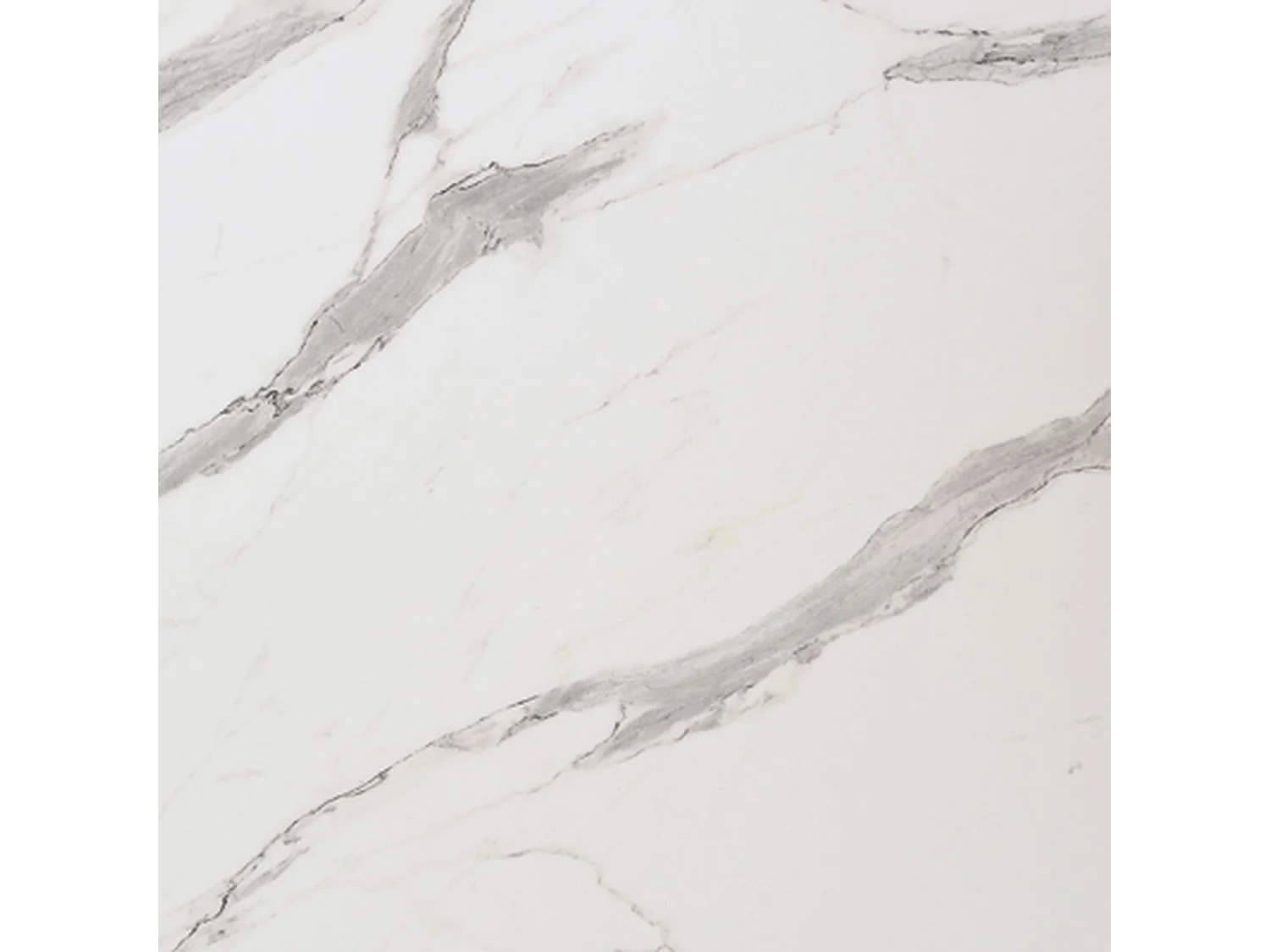 Table 70 x 70 cm - modèle Bazila marbre blanc