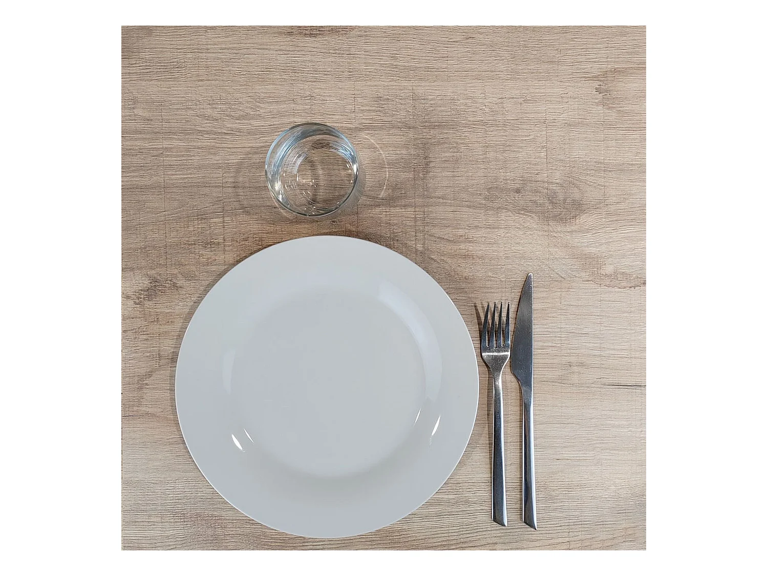Table ronde Ø 80 cm - modèle Bazila tanin naturel