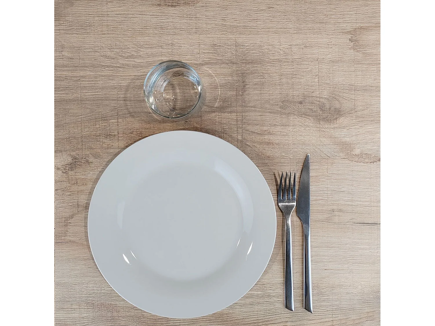 Table ronde Ø 80 cm - modèle Bazila tanin naturel