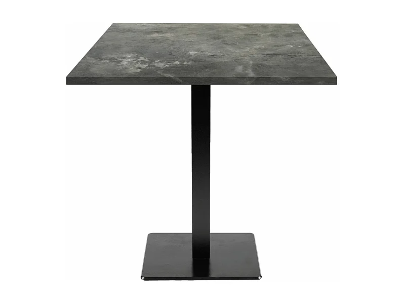 Table 70 x 70 cm - modèle Milan pierre métallisée