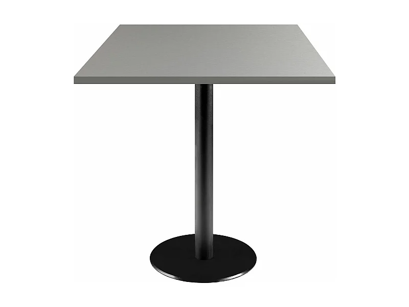 Table 70 x 70 cm - modèle Rome gris metallisé