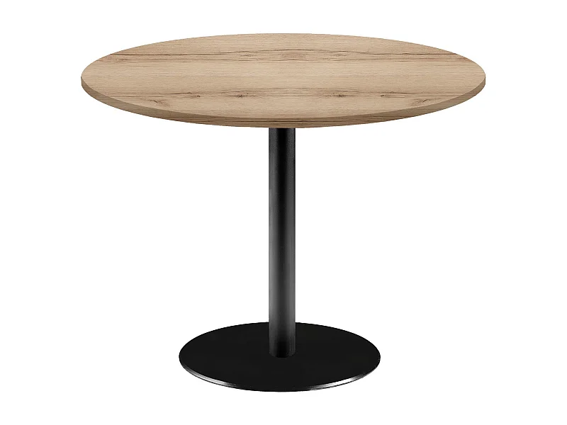 Table ronde Ø 120 cm - modèle Rome chêne delano
