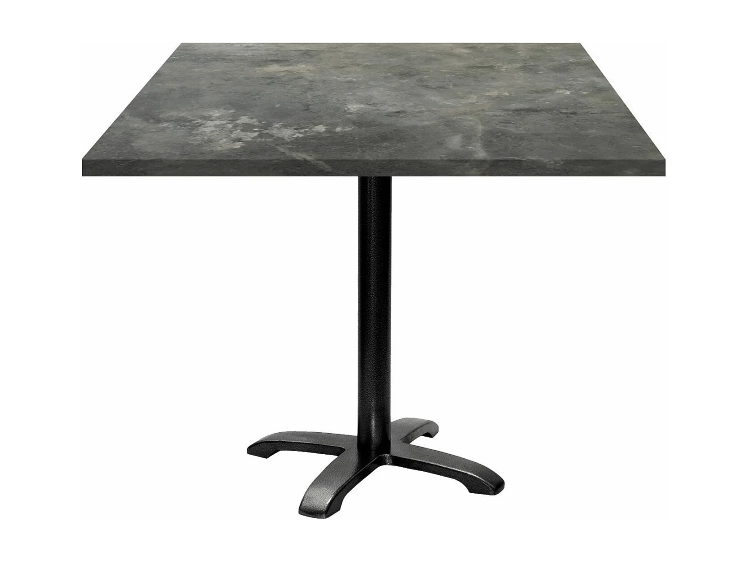 Table 90 x 90 cm - modèle Bazila pierre métallisée