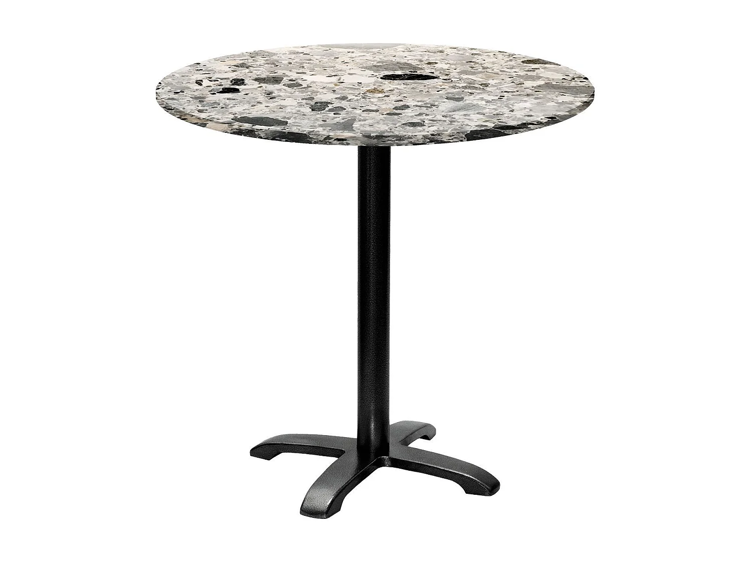 Table ronde Ø 80 cm - modèle Bazila terrazzo cepp
