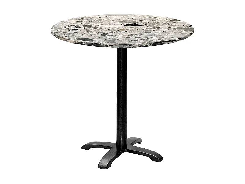 Table ronde Ø 80 cm - modèle Bazila terrazzo cepp